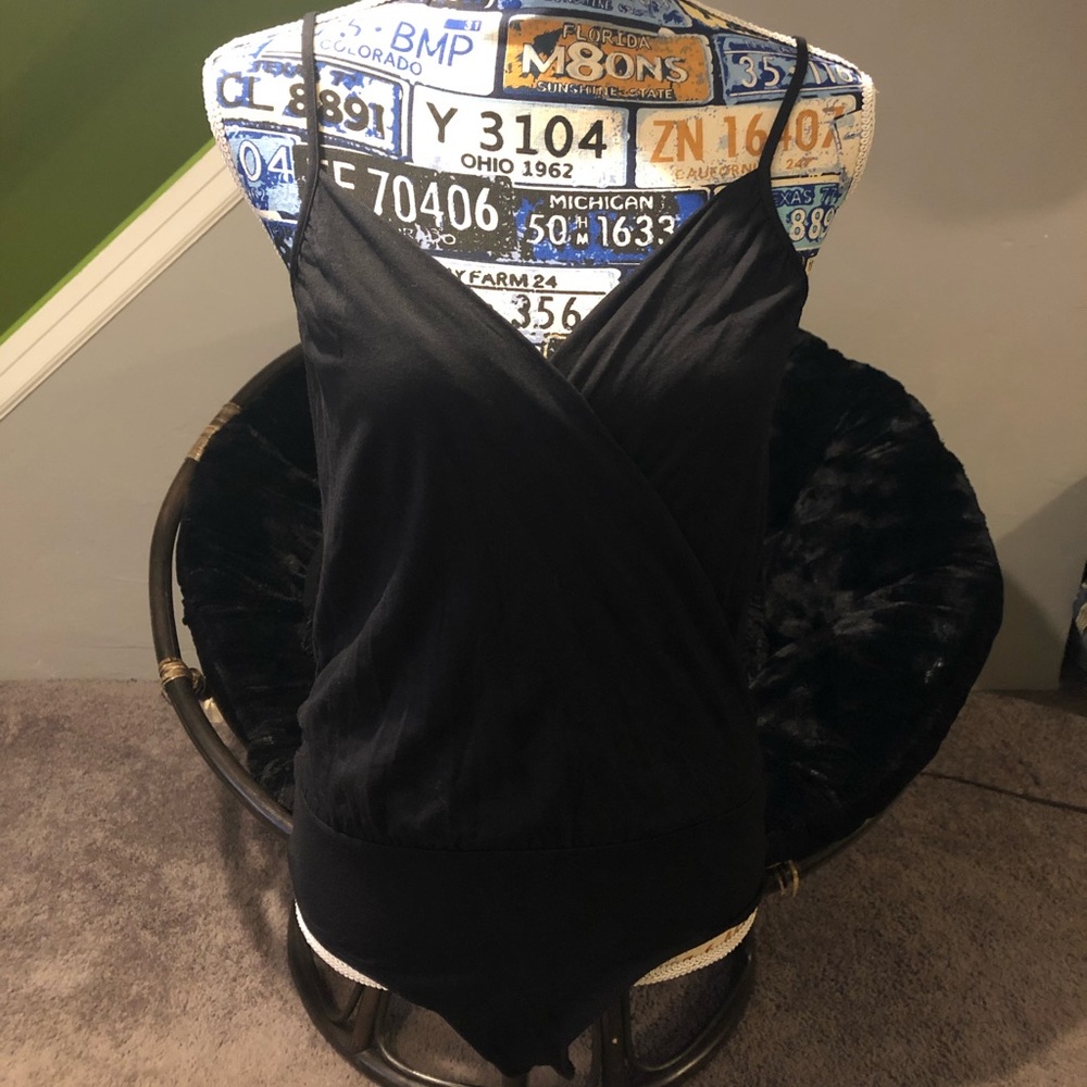 Black bodysuit,  NWOT
